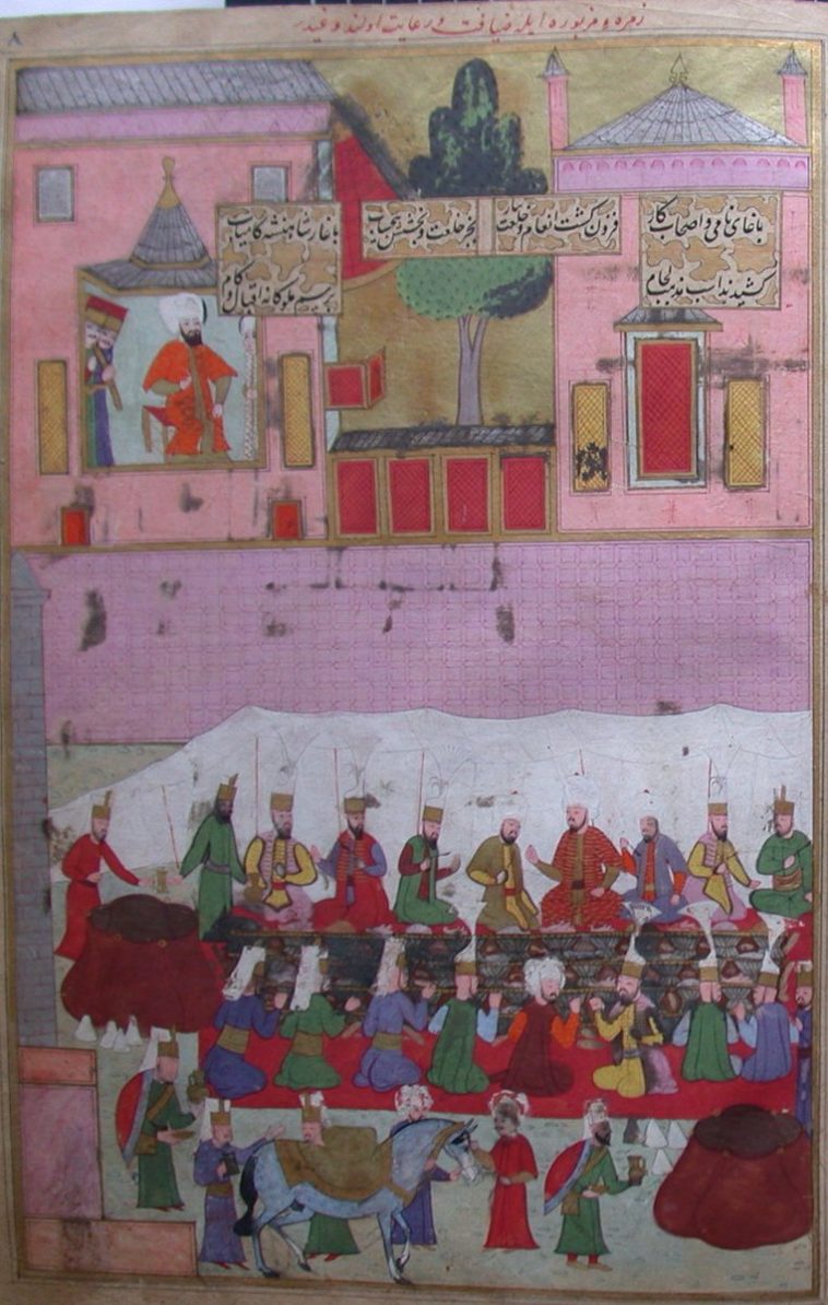 Şehzade [III.] Mehmed'in 1582'deki Sünnet Düğününde, III. Murad'ın Dergah-ı Ali