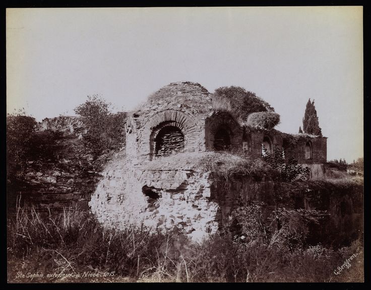 İznik Ayasofyası / 1870'ler / G. Berggren Fotoğrafı | Eski Türkiye Foto...