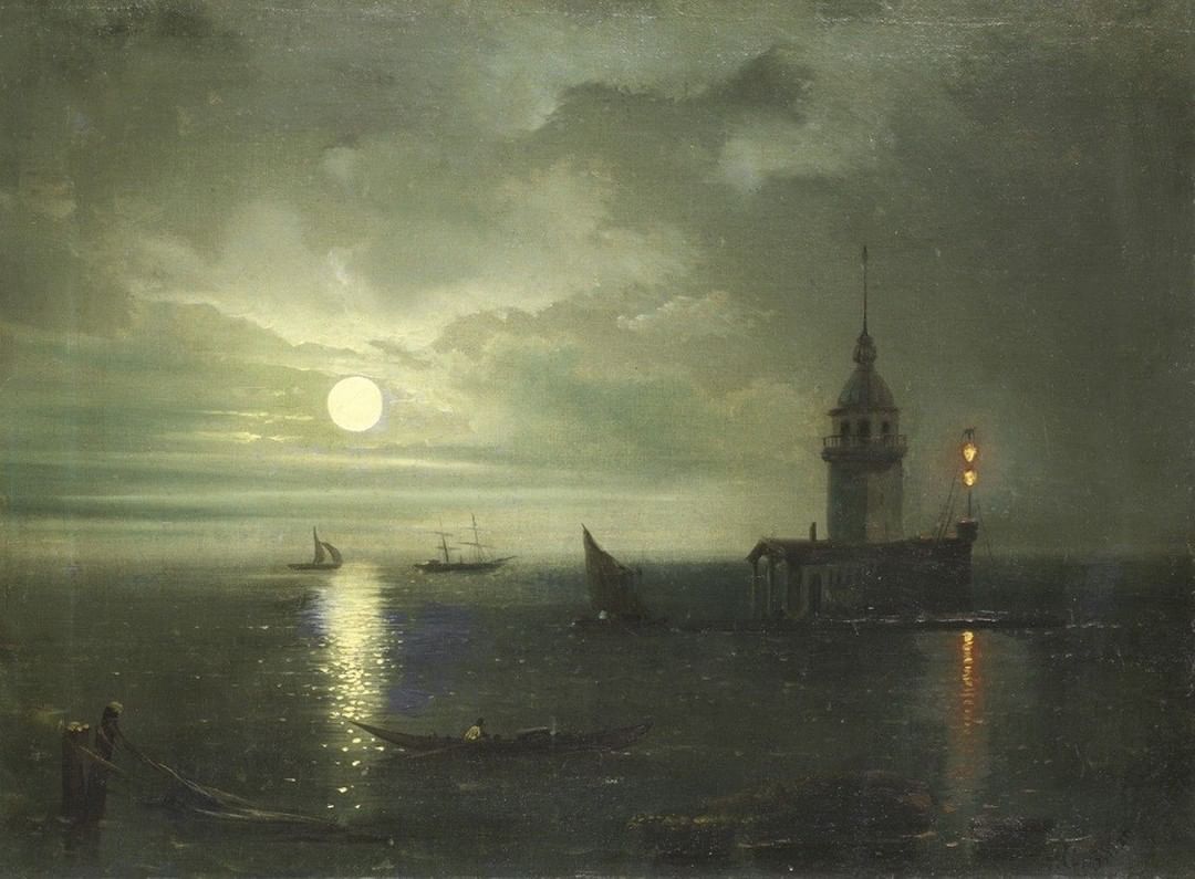 Kız Kulesi (Maiden's Tower), Istanbul, 19th Century

                       ...