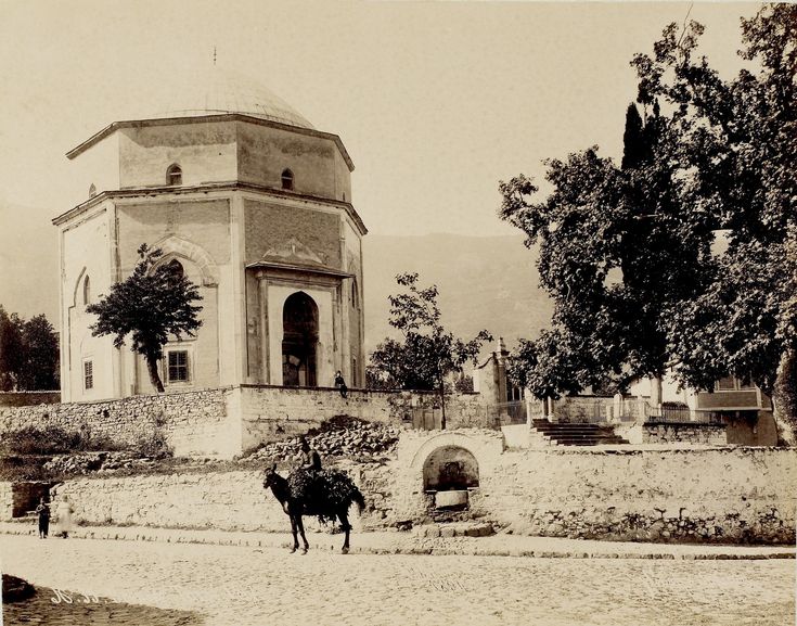 4192 - Çelebi Mehmet Türbesi, Bursa / Sébah ve Joaillier Fotoğrafı | Eski T...