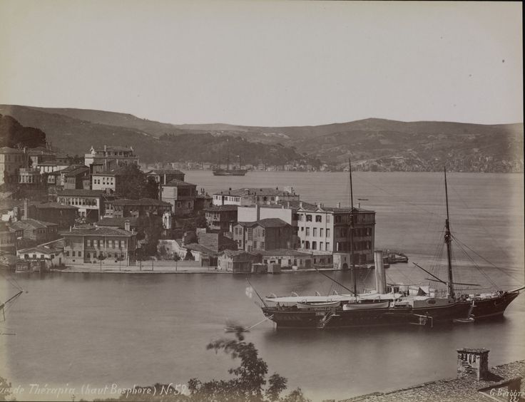 7094 - Tarabya / Guillaume Berggren Fotoğrafı | Eski İstanbul Fotoğrafları ...