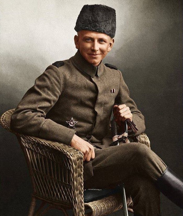 A German officer who fought alongside the Ottomans in the 1915 Battle of Gallipo...