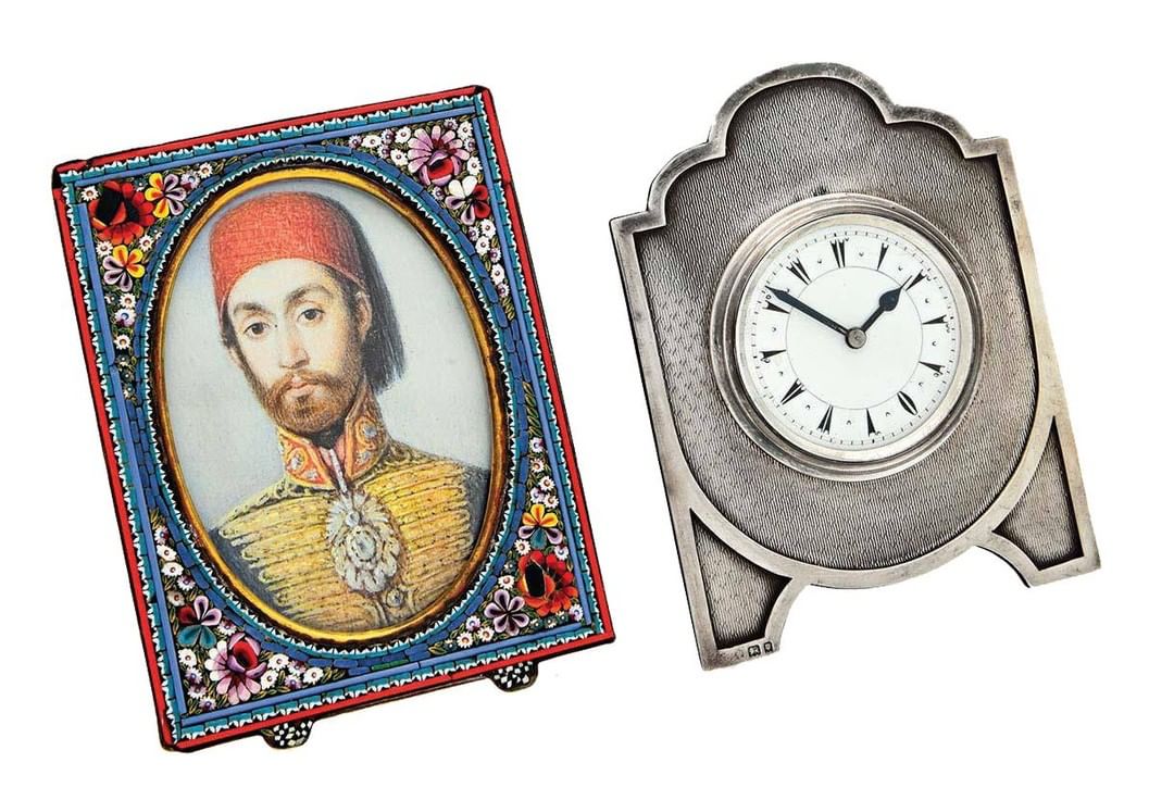 A table clock with the portrait of Sultan Abdülmecid, 1800's.
Sultan Abdülmecid'...