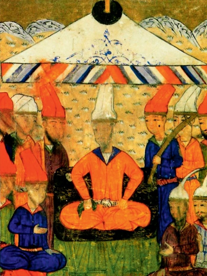 Ahmedî'nin İskendername'sinde Orhan Gazi'nin divan toplantısı.