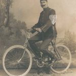 An Ottoman Policeman with Bicycle, 1900s 
Bir Osmanlı Bisikletli Polis, 1900'ler...