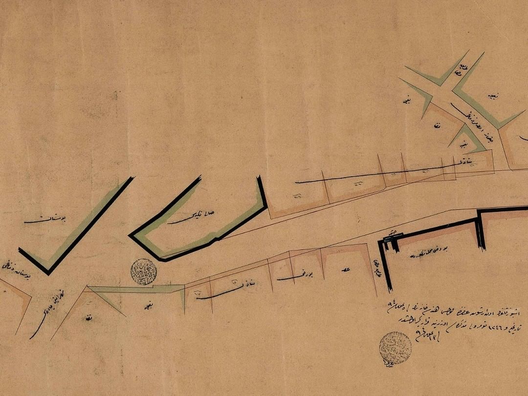 An Ottoman Street Map, Istanbul, 1878
Bir Osmanlı Sokak Haritası, 1878

        ...