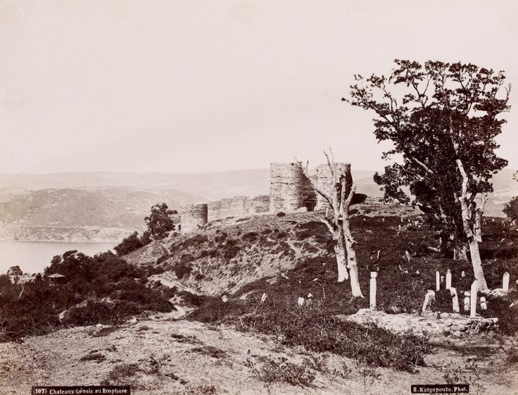 Anadoluvavağı Yoros Kalesi Basile Kargopoulo Fotoğrafı 1875