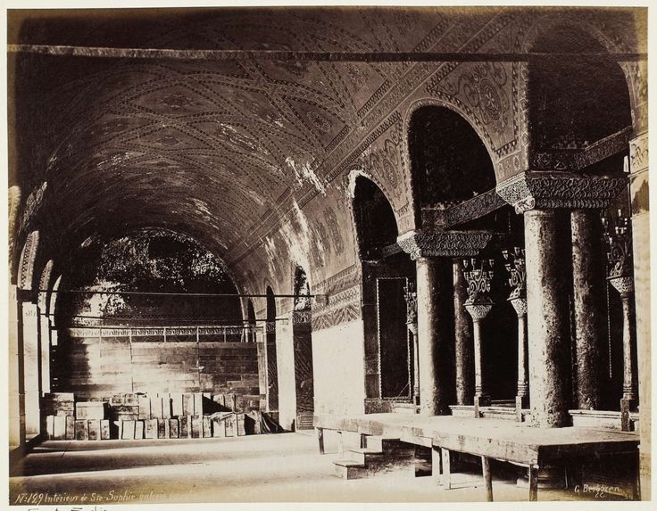 Ayasofya Üst Galeri / 1885 Guillaume Berggren fotoğrafı