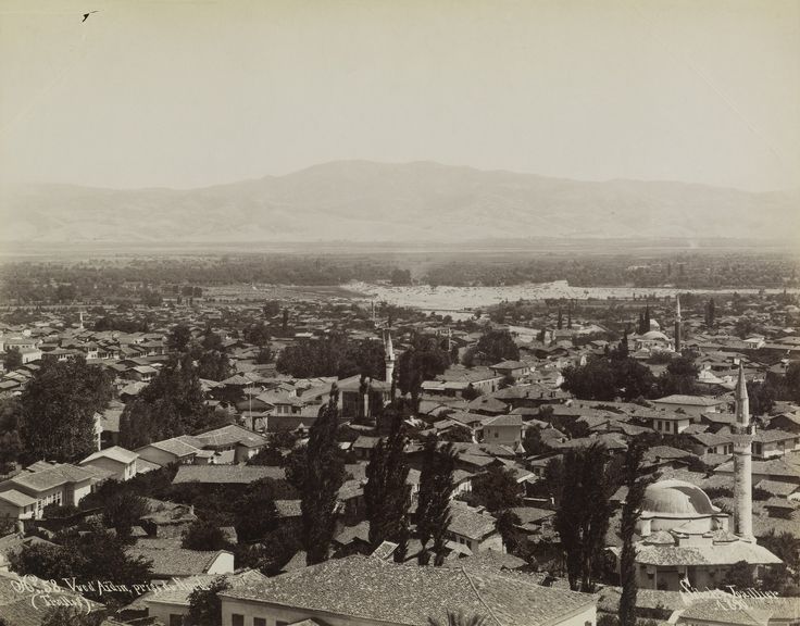 Aydın'ın Kuzeyden Görünümü / Sébah ve Joaillier Fotoğrafı / 1890&#3...