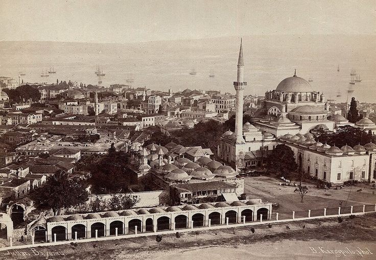 Beyazıt Kulesi'nden Beyazıt ve genel görünüm Basile Kargopoulo fotoğra...