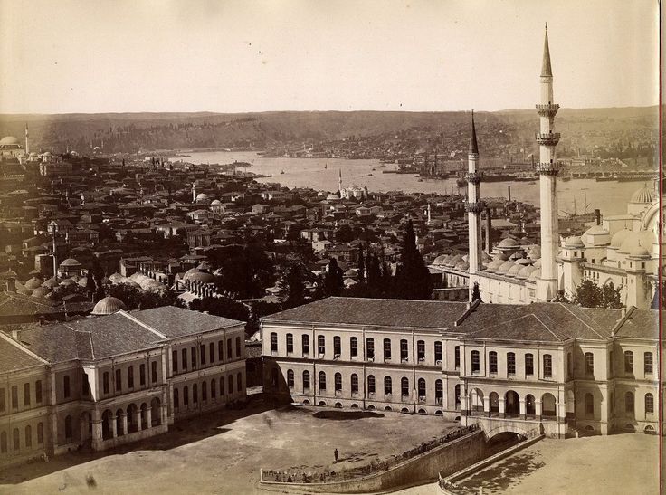 Beyazıt Kulesi’nden Panoramik Görünüm - 1  Guillaume Berggren, 1875