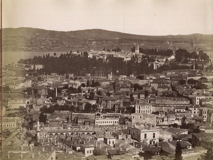 Beyazıt Kulesi’nden Panoramik Görünüm - 6   Guillaume Berggren, 1875