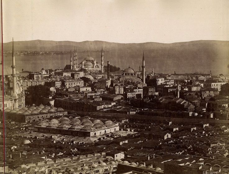 Beyazıt Kulesi’nden Panoramik Görünüm - 8   Guillaume Berggren, 1875