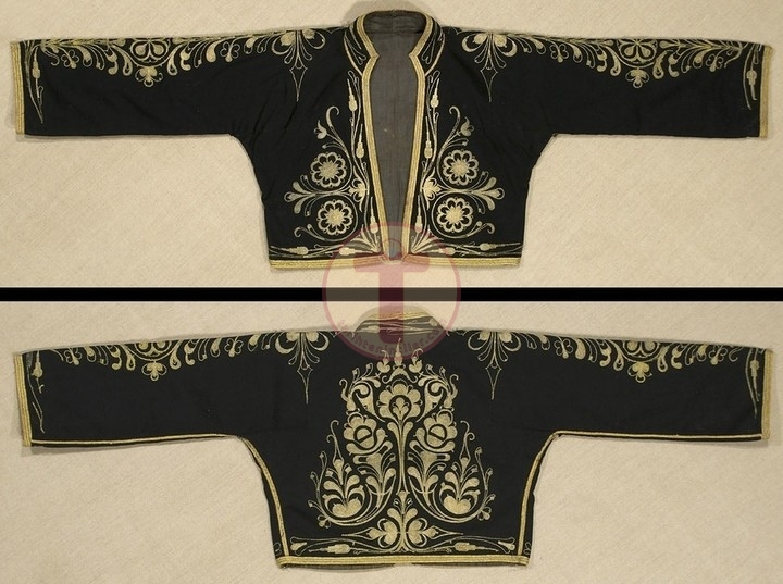 Bir Osmanlı cepken'i, 1900. An Ottoman jacket, 1900....