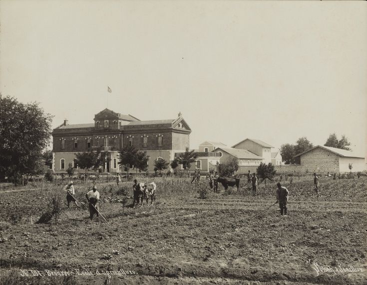 Bursa Ziraat Mektebi / Sébah ve Joaillier Fotoğrafı / 1890'lar | Eski Tü...