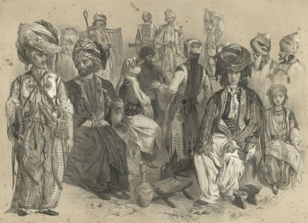 Costumes, 1847
 Kıyafetleri, 1847

                          ...