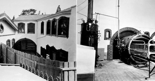 Disinfection House where Patients' Goods and Clothes are Disinfected with Steam ...