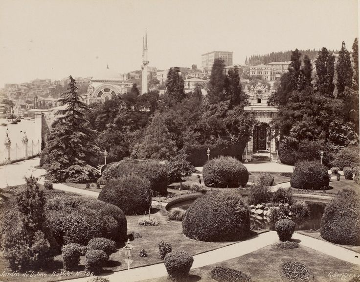 Dolmabahçe Sarayı Bahçesi Guillaume Berggren