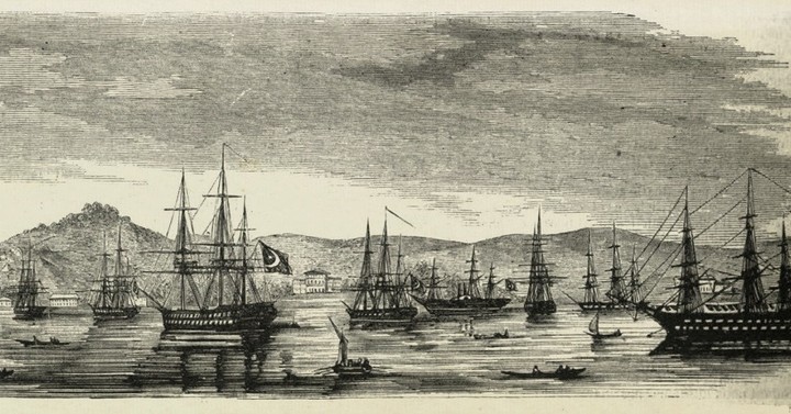 Egypt-Turkish Fleet in Beykoz, Istanbul, 1853
Mısır-Türk Filosu,  İstanbul, 1853...