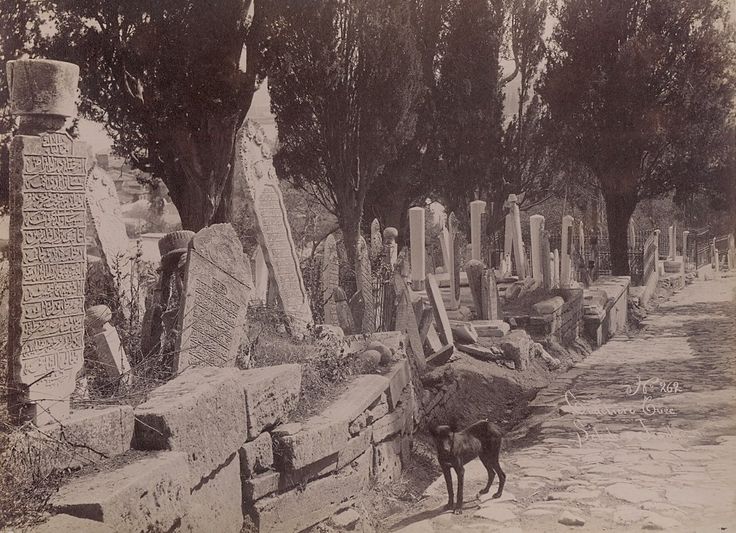 Eyüp.  Sébah & Joaillier fotoğrafı.