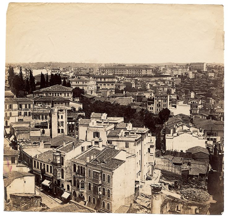 Galata Kulesi’nden Panorama - 1 Basile Kargopoulo, 1870’ler