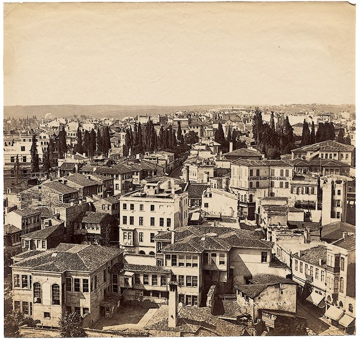 Galata Kulesi’nden Panorama - 11 Basile Kargopoulo, 1870’ler