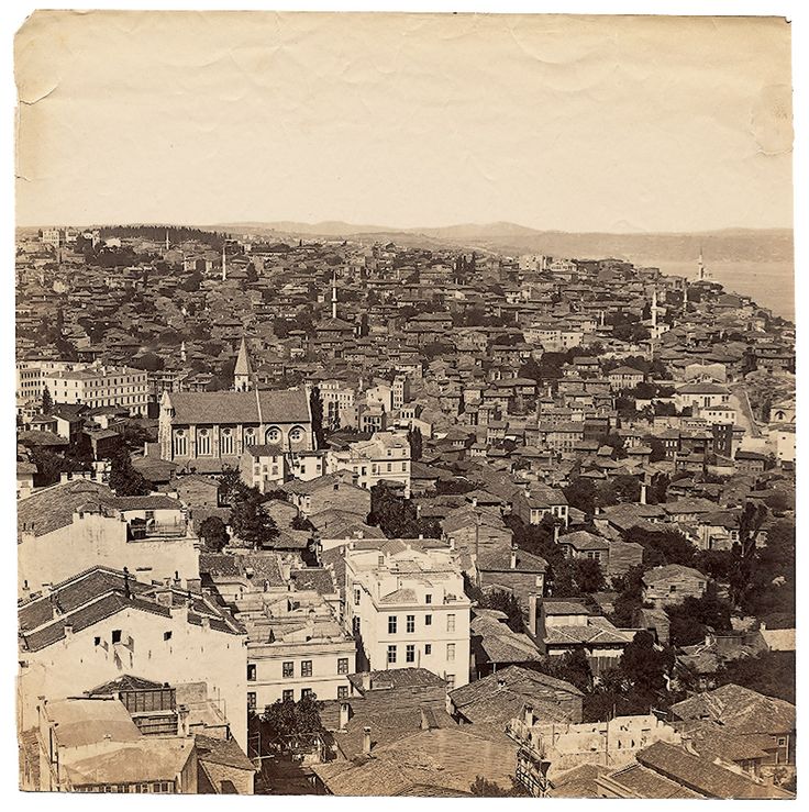 Galata Kulesi’nden Panorama - 2 Basile Kargopoulo, 1870’ler