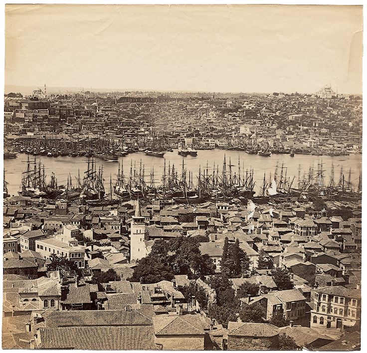 Galata Kulesi’nden Panorama - 8 Basile Kargopoulo, 1870’ler