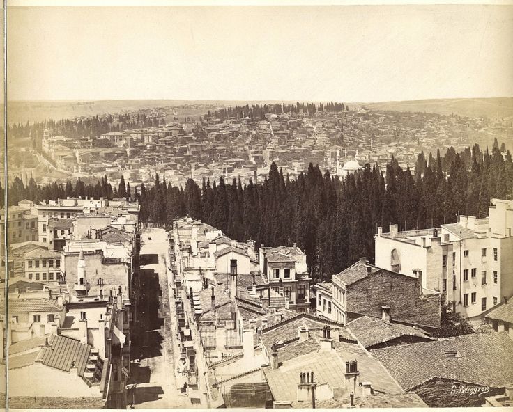 Galata Kulesi’nden Panoramik Görünüm - 10 Guillaume Berggren, 1875