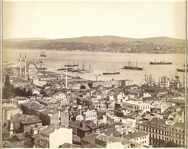 Galata Kulesi’nden Panoramik Görünüm - 2 Guillaume Berggren, 1875