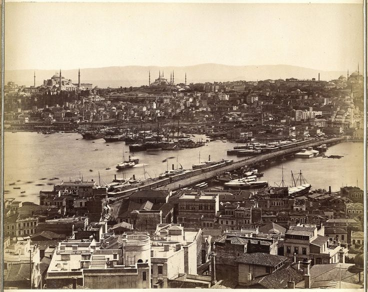 Galata Kulesi’nden Panoramik Görünüm - 5 Guillaume Berggren, 1875