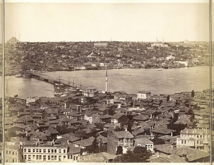 Galata Kulesi’nden Panoramik Görünüm - 8 Guillaume Berggren, 1875