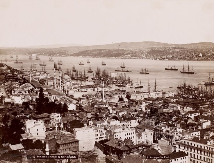 Galata Kulesi’nden Tophane Basile Kargopoulo Fotoğrafı 1875