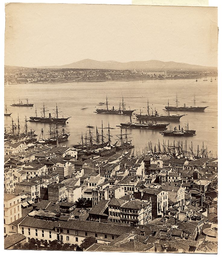 Galata Kulesi’nden Panorama - 4 Basile Kargopoulo, 1870’ler