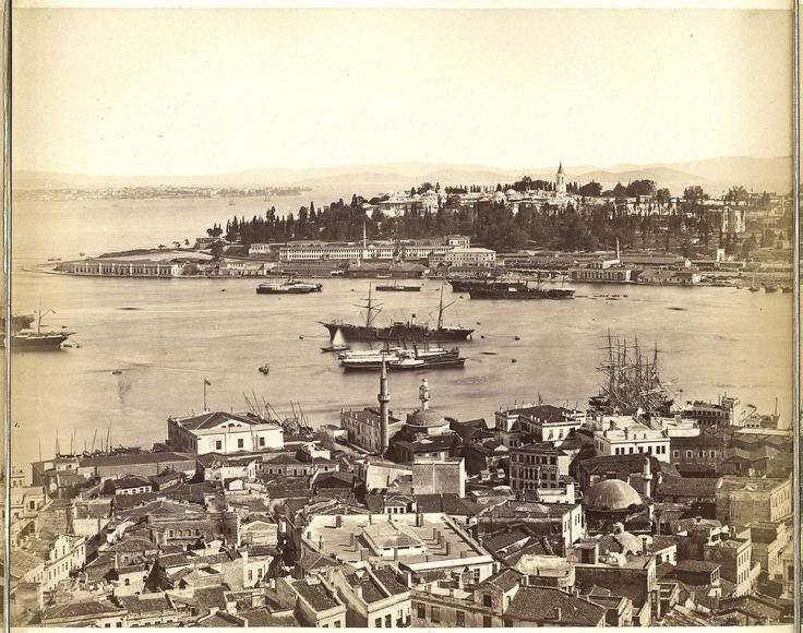 Galata Kulesi’nden Panoramik Görünüm - 4 Guillaume Berggren, 1875