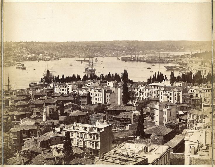 Galata Kulesi’nden Panoramik Görünüm - 9 Guillaume Berggren, 1875