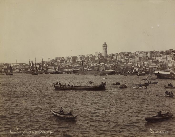 Galata Rıhtımı / Sébah ve Joaillier Fotoğrafı | Eski İstanbul Fotoğrafla...