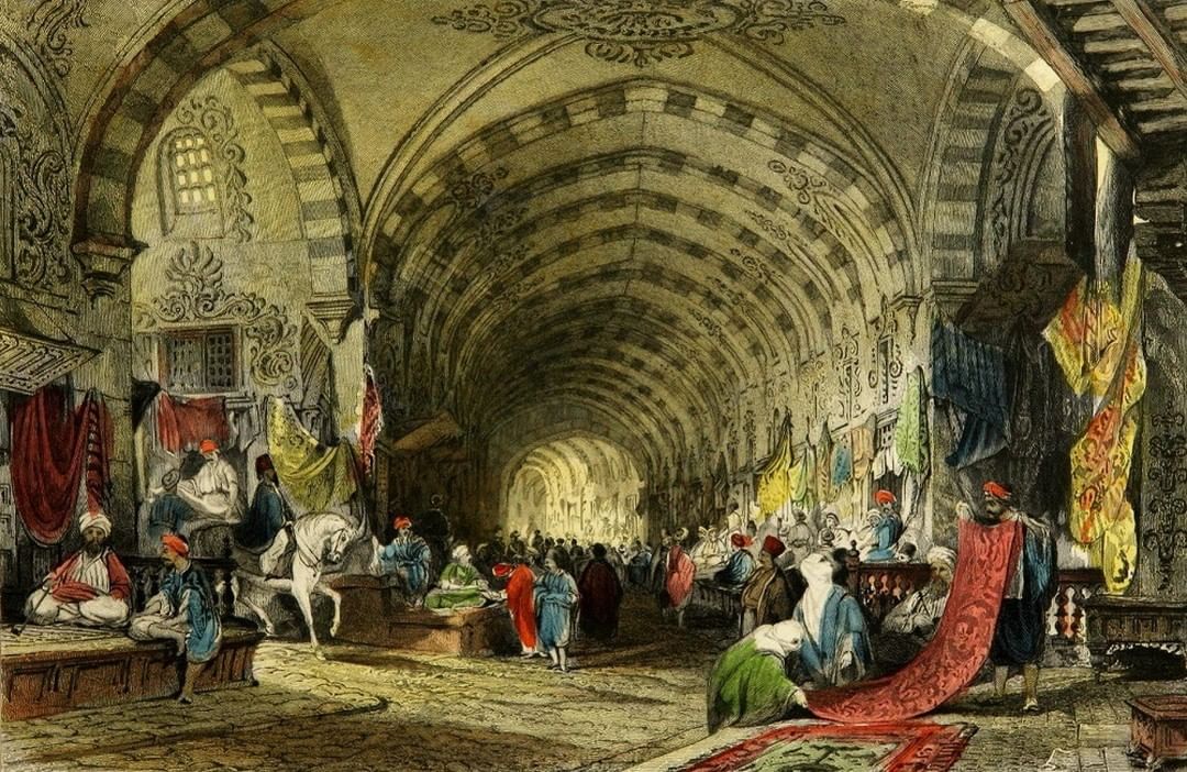 Grand Bazaar (Kapalıçarşı), Istanbul, 1838

                       ...