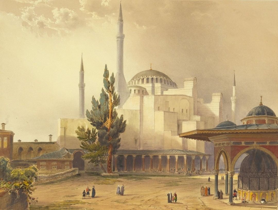 Hagia Sophia Mosque, Istanbul, 1847 
Ayasofya Camii, İstanbul, 1847

           ...