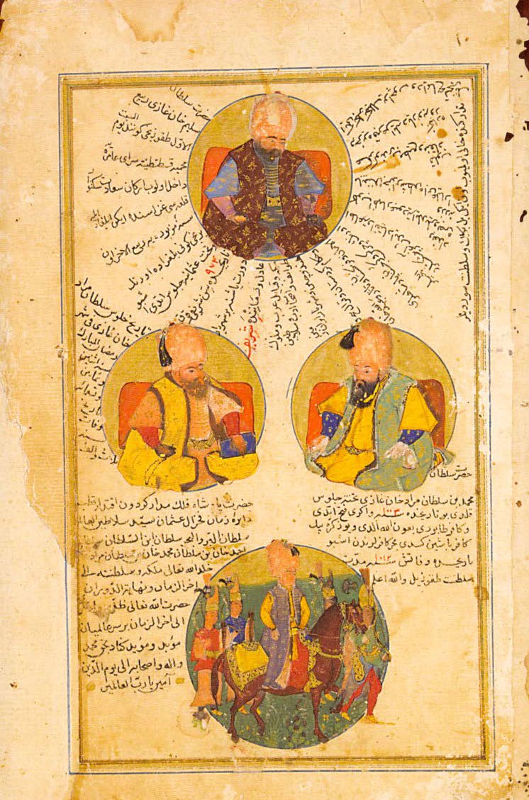 II. Selim, III. Murad, III. Mehmed ve I. Ahmed'in ava gitmesi.