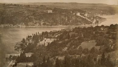 Kandilli sırtlarından Rumeli Hisarı  1890 Guillaume Berggren fotoğrafı