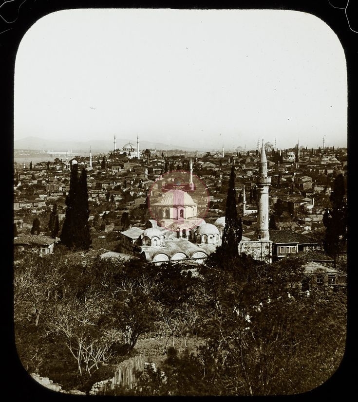 Kariye Camii / 1850′ler Claude-Marie Ferrier fotoğrafı Pierre de Gigord Coll...