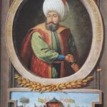 Kontantin Kapıdağlı'nın Osman Gazi tablosu [1806-7]
Üstte :"Sultan Osman Han-ı