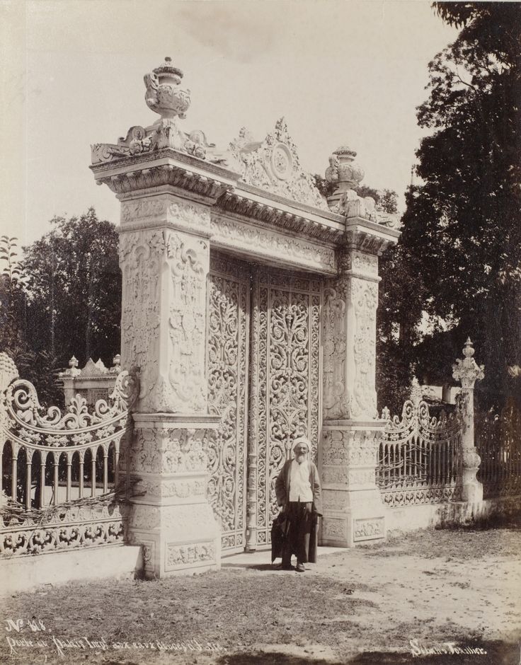 Küçüksu Kasrı Kapısı Sébah & Joaillier Fotoğrafı