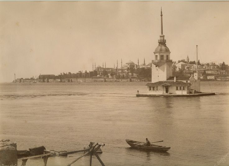 Kızkulesi, 1890 Guillaume Berggren fotoğrafı