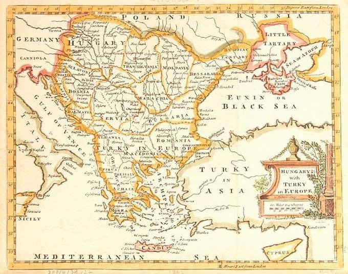 Map of the Ottoman Empire in Europe, 1750s
Osmanlı Avrupası Haritası, 1750'ler.
...