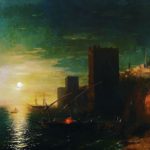 Moonlight in Istanbul, 1800's.
İstanbul'da ayışığı, 1800'ler.
ليلة قمرية في إسطن...