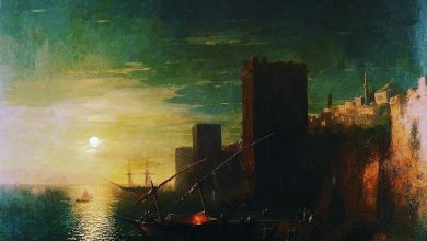 Moonlight in Istanbul, 1800's.
İstanbul'da ayışığı, 1800'ler.
ليلة قمرية في إسطن...