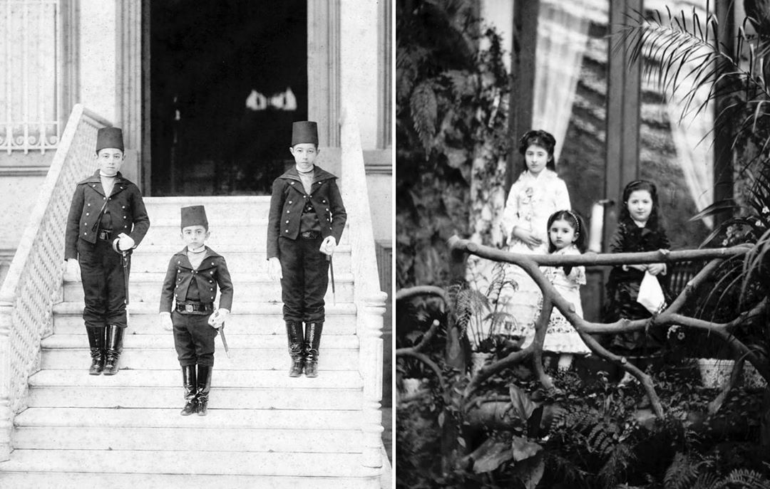 Ottoman Princes and Princesses, 1900s. Osmanlı Şehzade ve Sultanları, 1900'ler. ...