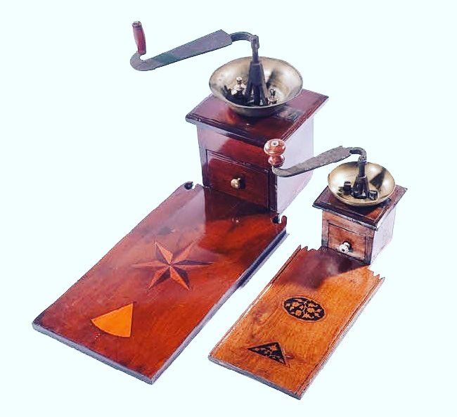 Ottoman coffee mills from Istanbul, 1800's.

Osmanlı İstanbul işi kahve değirmen...